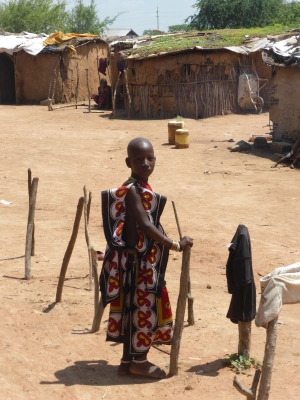 Besuch eines Masai Dorfes18_04