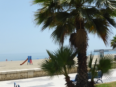 Strand in der Nähe des Hafens Malaga Spanien 2515_02