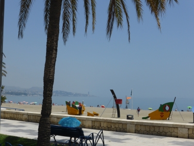 Strand in der Nähe des Hafens Malaga Spanien 2515_05
