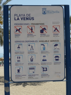 Strand Playa de La Venus Marbella Malaga Spanien 2515_02