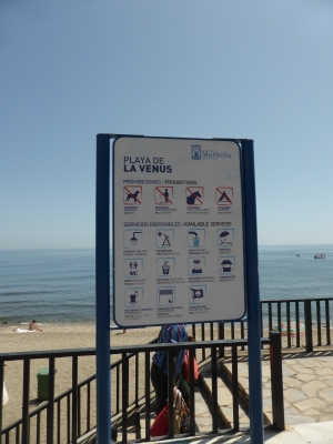 Strand Playa de La Venus Marbella Malaga Spanien 2515_09