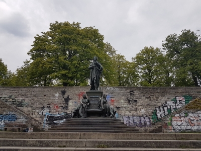 Schillerdenkmal Schillerpark Berlin Mitte 1917