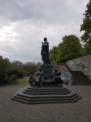 Schillerdenkmal Schillerpark Berlin Mitte 1917~02